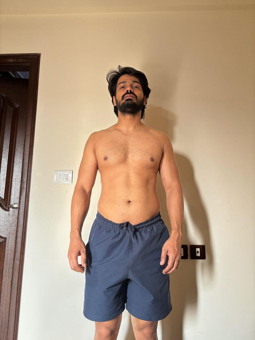 Abhishek before